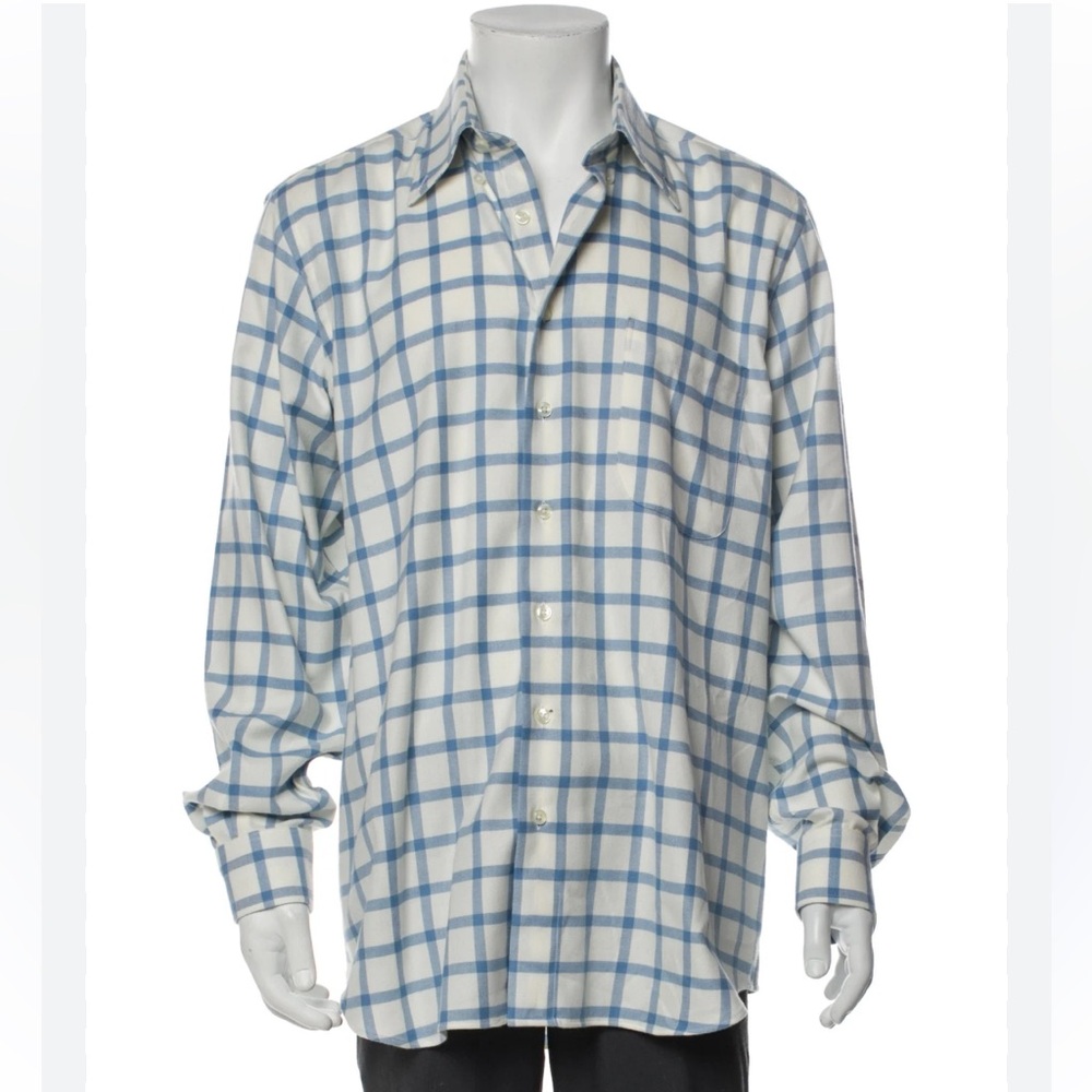 Paul Stuart plaid button down